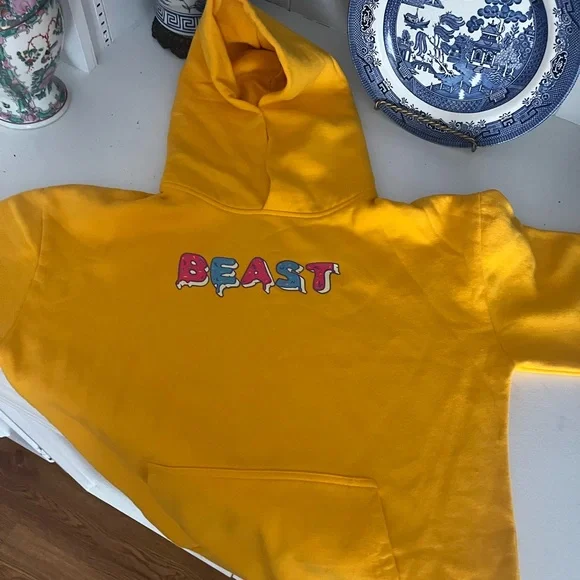 Like new Mr. Beast yellow hoodie - Picture 1 of 6
